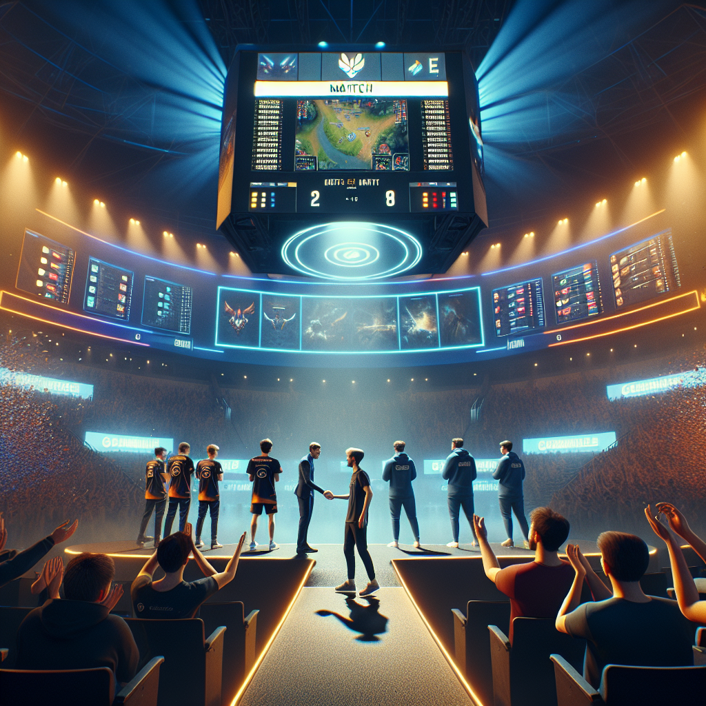 PARIVISION defeats MOUZ 2-0, clean esports match, finals secured, stage celebration.